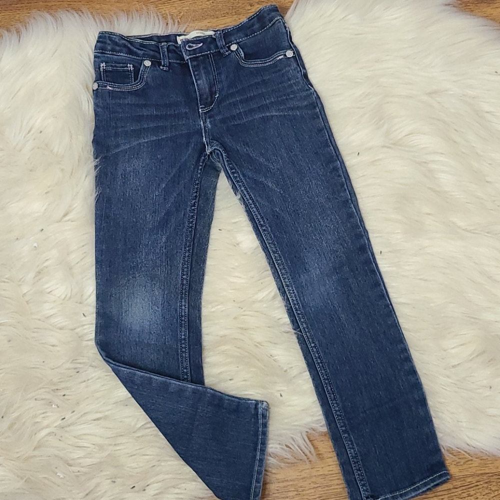 Girls Levi's skinny denim jeans size 6x